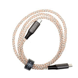 Kiinteä Kaapeli Hohtava RGB LED USB-C–USB-C 1.2m