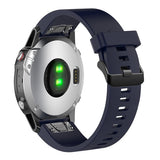 Kiinteä Garmin QuickFit 20mm Ranneke Silikoniranneke Sininen
