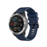 Kiinteä Garmin QuickFit 22mm ranneke silikonihihna sininen