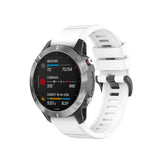 Kiinteä Garmin QuickFit 22mm Ranneke Silikoniranneke Valkoinen