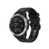 Kiinteä Garmin QuickFit 26mm ranneke silikoni, musta
