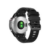 Kiinteä Garmin QuickFit 26mm ranneke silikoni, musta