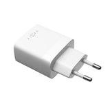 Fixed Laturi USB-C-kaapelilla 1m 2xUSB-A 17W Valkoinen