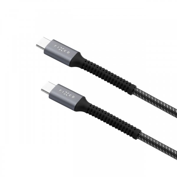 Fixed Kabel Armor 240W USB-C 2m Harmaa