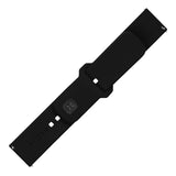 Kiinteä Samsung Galaxy Watch 20mm Ranneke Silikoni Sporty Hihna Musta