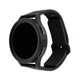 Kiinteä Samsung Galaxy Watch 22mm Ranneke Silikoni Urheiluranneke Musta