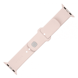Kiinteä Apple Watch 38/40/41/42mm ranneke silikoni urheiluhihna Rosa