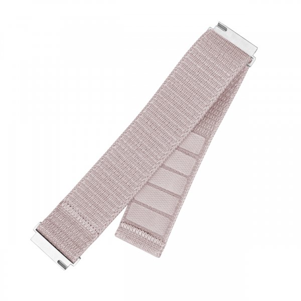 Kiinteä Samsung Galaxy Watch 20mm Ranneke Nylon Sporty Strap Roosa