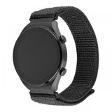 Kiinteä Samsung Galaxy Watch 22mm ranneke nailoninen urheiluranneke harmaa