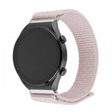 Korjattu Samsung Galaxy Watch 22mm Ranneke Nailon Urheilullinen Hihna Vaaleanpunainen