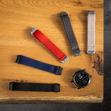 Kiinteä Garmin QuickFit 22mm Nylonranneke, Punainen