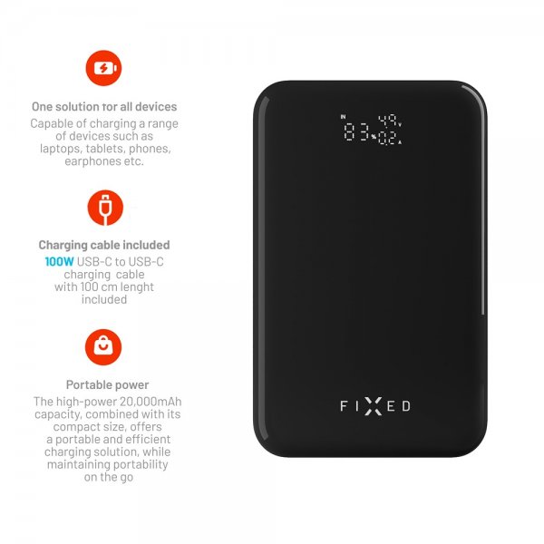 Fixed Powerbank Zen 20 Pro 20 000 mAh 130W