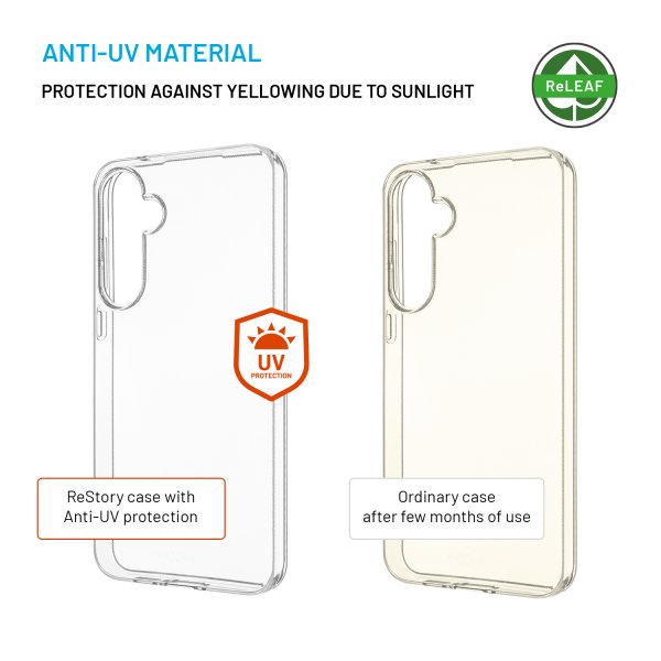 Fixed Samsung Galaxy A55 Kuori ReStory Läpinäkyvä