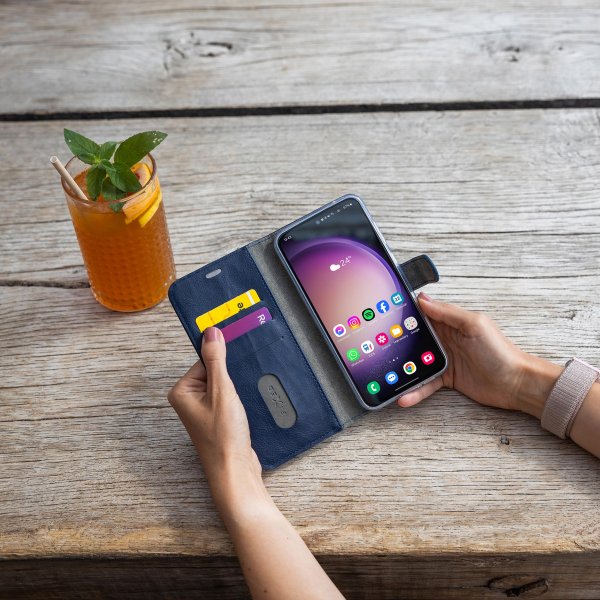 Fixed Samsung Galaxy A55 Fodral Opus Book Blå