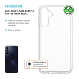 Kiinteä Samsung Galaxy A15 Suojakuori ReStory Läpinäkyvä