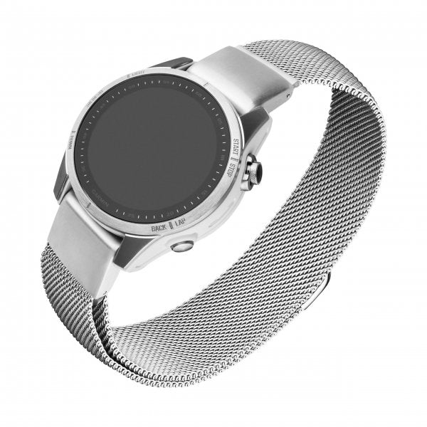 Kiinteä Garmin QuickFit 20mm Ranneke Mesh Silver