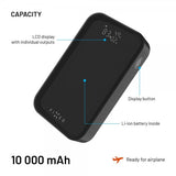Kiinteä Powerbank Zen 10 Pro 30W USB-C PD 10 000 mAh