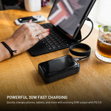 Kiinteä Powerbank Zen 10 Pro 30W USB-C PD 10 000 mAh