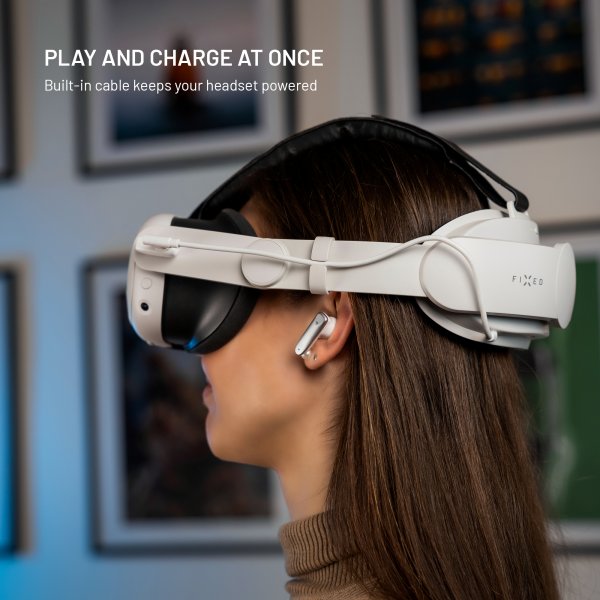 Fixed VR Power Headstrap Pääpanta akulla Meta Quest 3/3S -laitteeseen