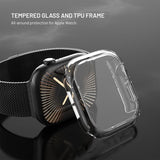 Kiinteä Apple Watch 46mm (Series 10) -suojakotelo integroidulla näytönsuojalla PURE