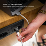 Kiinteä Data Blocker 2-in-1 USB-A & USB-C 240W