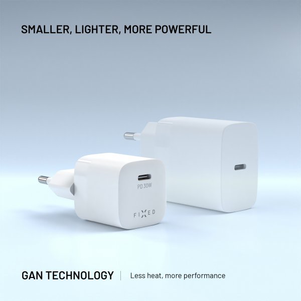 Fixed Laturi Mini PD 30W GaN USB-C Valkoinen