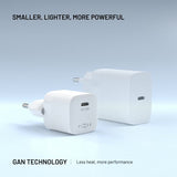 Fixed Laturi Mini PD 30W GaN USB-C Valkoinen
