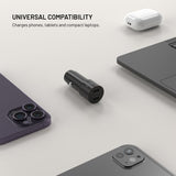 Kiinteä autolaturi PD 65 2xUSB-C 65W
