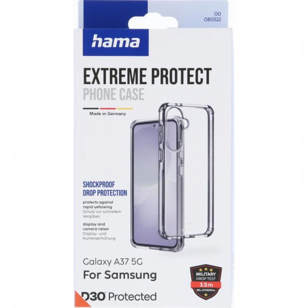 Hama Samsung Galaxy A37 -kuori Extreme Protect Transparent