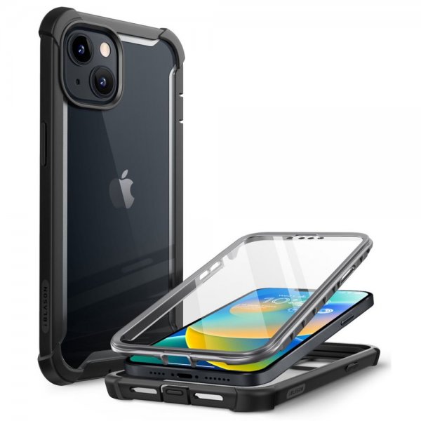 Supcase iPhone 13/iPhone 14 Suojakuori Ares Musta