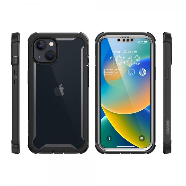 Supcase iPhone 13/iPhone 14 Suojakuori Ares Musta