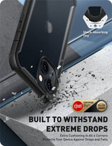 Supcase iPhone 13/iPhone 14 Suojakuori Ares Musta