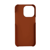 Krusell iPhone 14 Pro -suojakuori, Leather CardCover, konjakki
