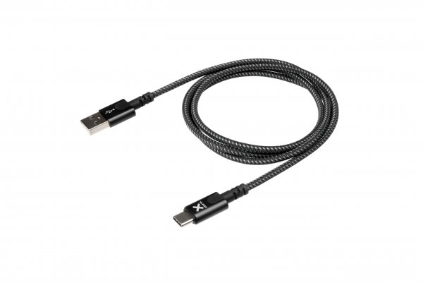 Xtorm Original USB-A–USB-C-kaapeli 1 m, musta