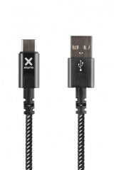 Xtorm Original USB-A–USB-C-kaapeli 1 m, musta