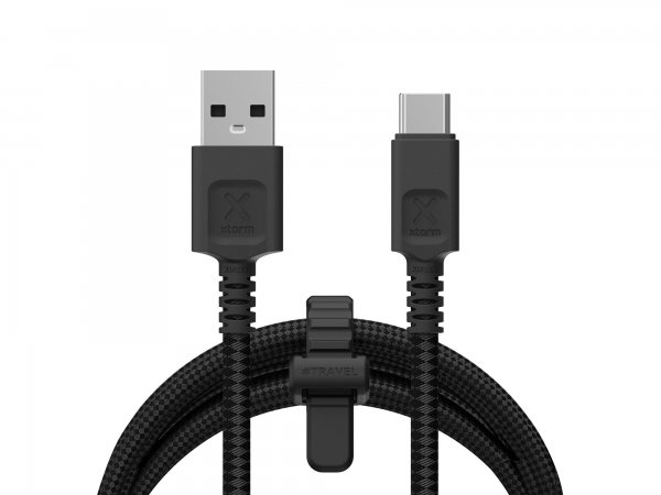 Xtorm USB-A–USB-C-kaapeli Next Gen 60 W 1,5 m Musta