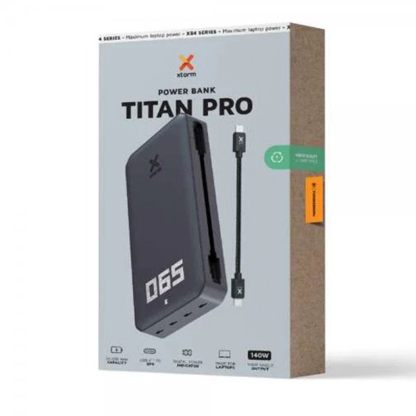 Xtorm XB4 Power Bank Titan Pro 140 wattia