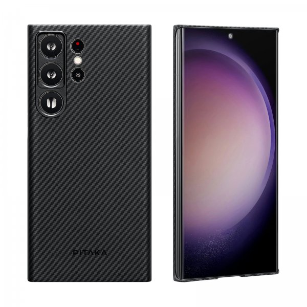 Pitaka Samsung Galaxy S23 Ultra -suojakuori MagEZ Case 3 Black/Grey Twill