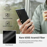 Pitaka Samsung Galaxy S23 Ultra -suojakuori MagEZ Case 3 Black/Grey Twill