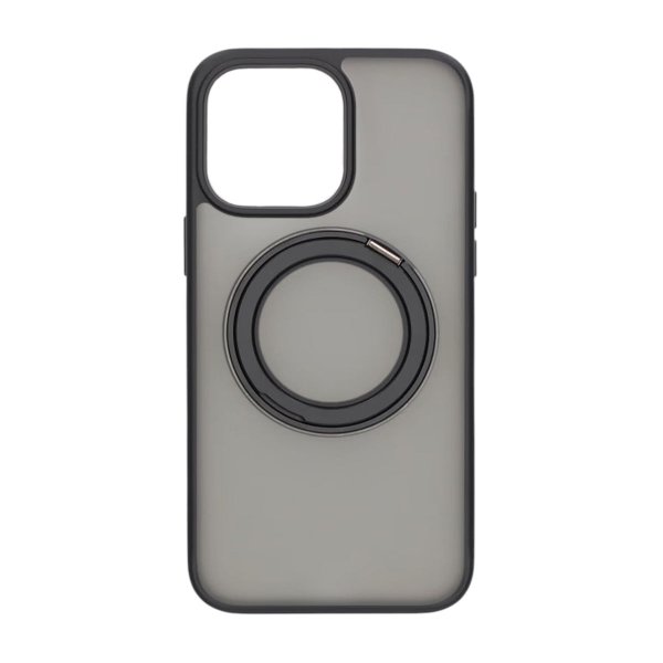 iPhone 14 Pro Max Suojakuori Pyörivällä MagSafe-jalustalla, Musta
