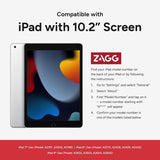 ZAGG iPad 10.2 (gen 7/8/9) Suojakotelo Rugged Tablet Case, musta