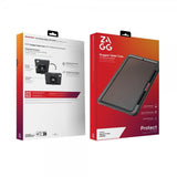 ZAGG iPad Air 11 (M2/M3/M4) Suojakuori Rugged Tablet Case, musta
