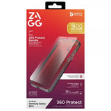 ZAGG Samsung Galaxy S25 Plus -suojakotelo ja -näytönsuoja Luxe & Glass