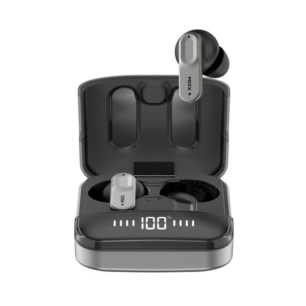 Mixx langattomat StreamBuds Ultra Mini Black Gun Metal -kuulokkeet