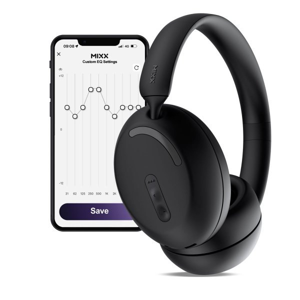 Mixx langattomat StreamQ D2 -kuulokkeet, mustat