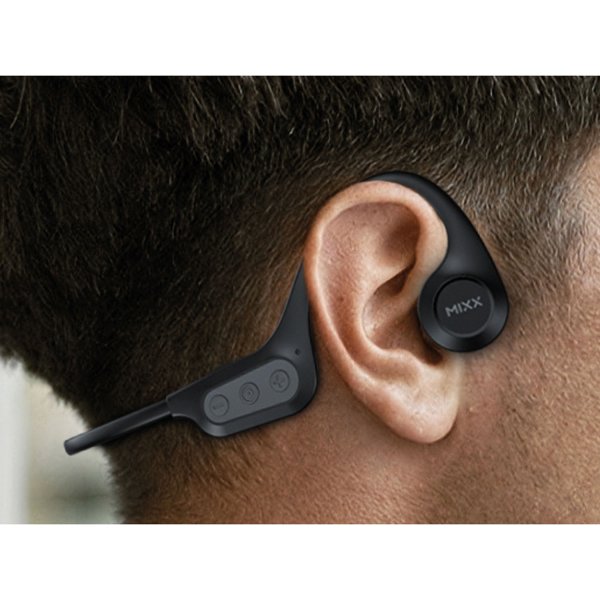 Mixx langattomat Resonate Bone Conduction -luujohtokuulokkeet, musta