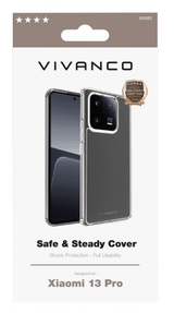 Vivanco Xiaomi 13 Pro Suojakuori Safe & Steady Läpinäkyvä