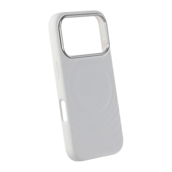 iPhone 17 Pro Silikonkuori MagSafe Valkoinen