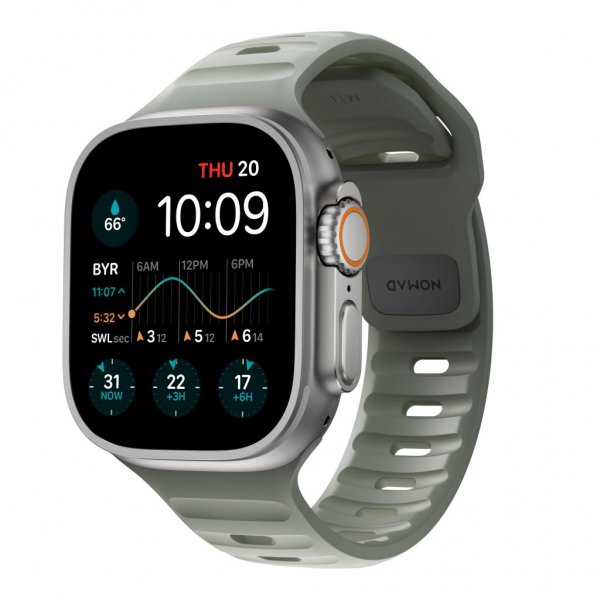 Nomad Apple Watch 44/45/46mm/Apple Watch Ultra ranneke Sport Band Coastal Rock
