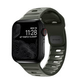 Nomad Apple Watch 44/45/46 mm/Apple Watch Ultra -ranneke Sport Band, Ash Green